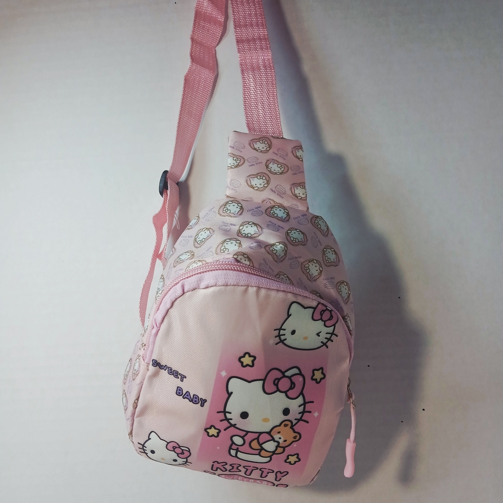 Hello Kitty Pink Mini Crossbody With Keychain